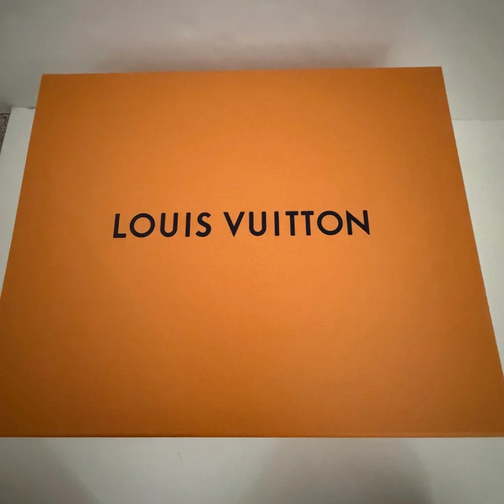 RARE Louis Vuitton Red and Brown Monogram Chain Shoulder Bag Leather Trim - Picture 5 of 16